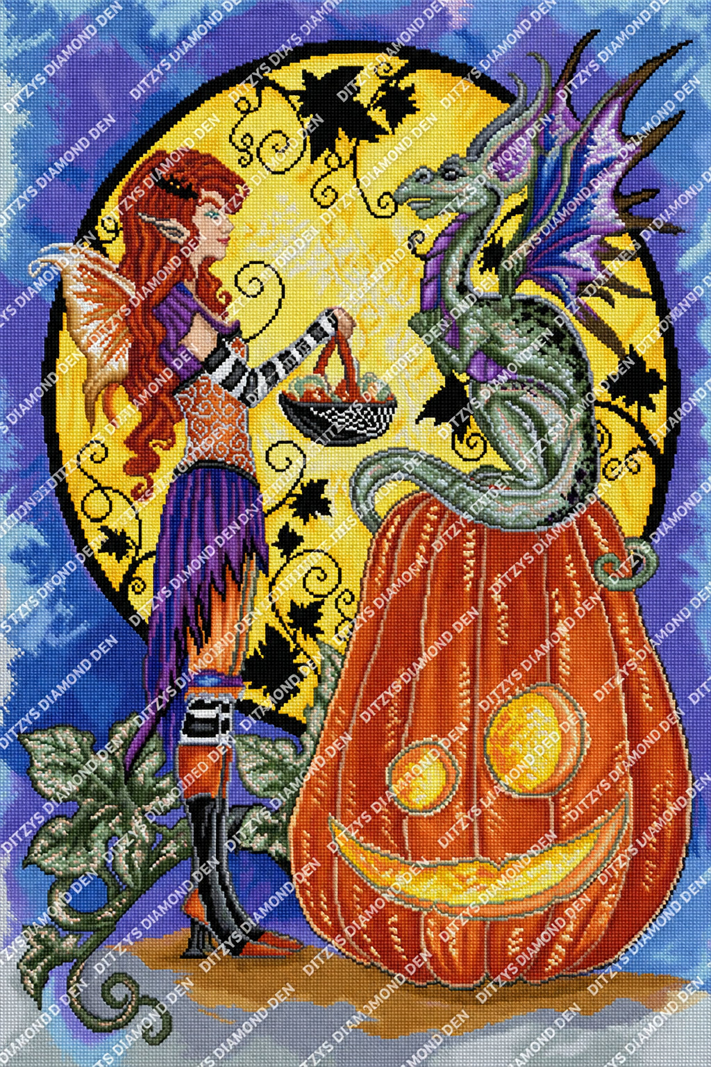 💛🧡 Dragons Love Candy Corn by © Amy Brown 🧡💛 International Orders