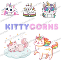 🌈KittyCorns — Mini Diamond Painting Collection 🦄