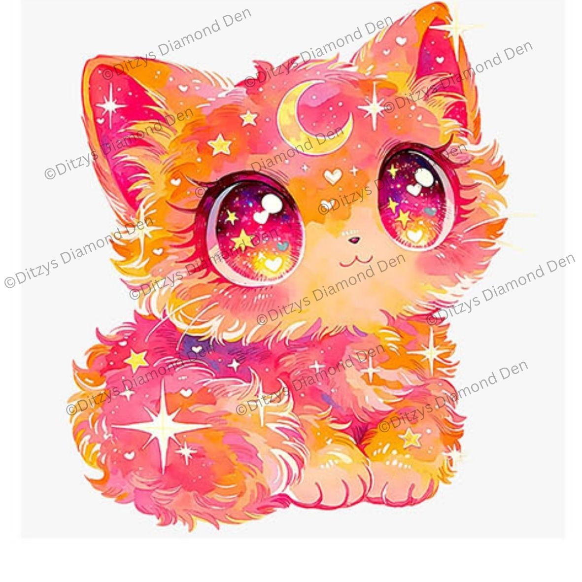 ✨Cosmic Kitties — Mini Diamond Painting Collection✨