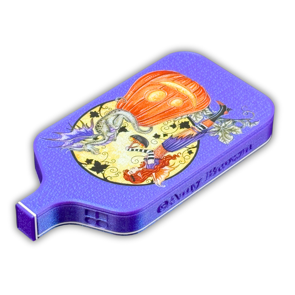 © Amy Brown 🧡Dragons Love Candy Corn💛– Amy Brown Licensed Tray & Trinket Tray Bundle