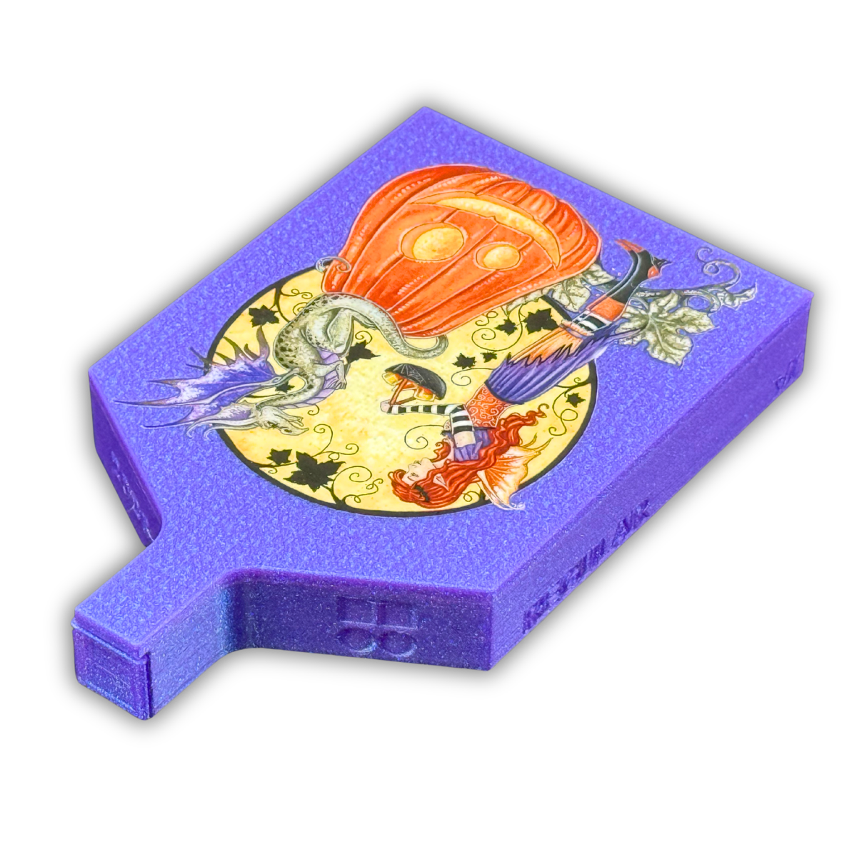 © Amy Brown 🧡Dragons Love Candy Corn💛– Amy Brown Licensed Tray & Trinket Tray Bundle