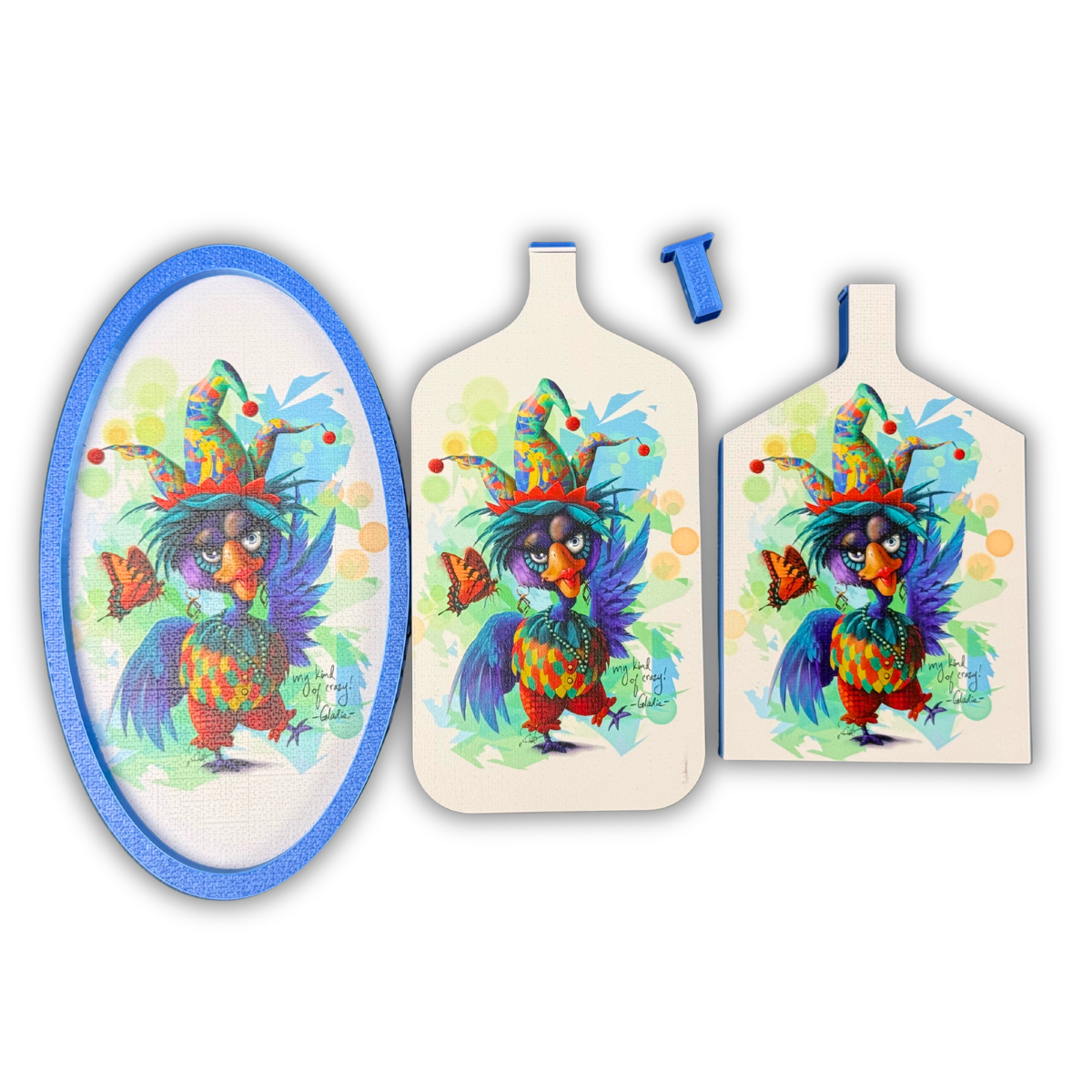 © Richard Lorenz 💙Gladis- my kind of crazy! 💛– Richard Lorenz Licensed Tray & Trinket Tray Bundle