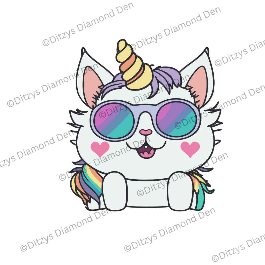 🌈KittyCorns — Mini Diamond Painting Collection 🦄