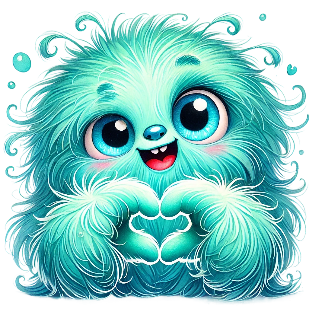 Cuddle Monsters 25x25cm — Mini Diamond Painting Collection