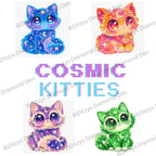 ✨Cosmic Kitties — Mini Diamond Painting Collection✨