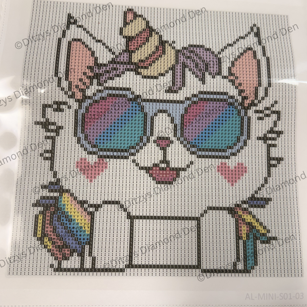 🌈KittyCorns — Mini Diamond Painting Collection 🦄