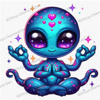🛸🌟Nebula Friends 25x25cm — Mini Diamond Painting Collection🌟🛸