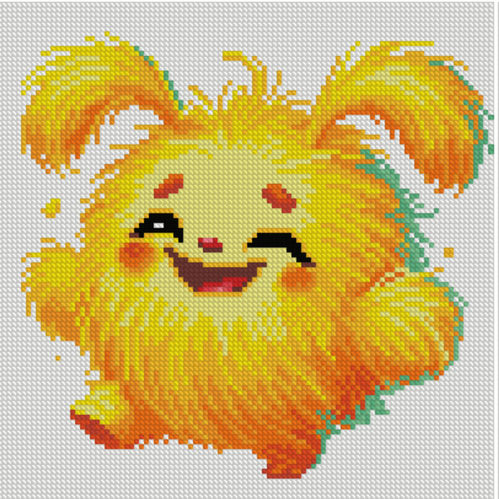 Cuddle Monsters 25x25cm — Mini Diamond Painting Collection