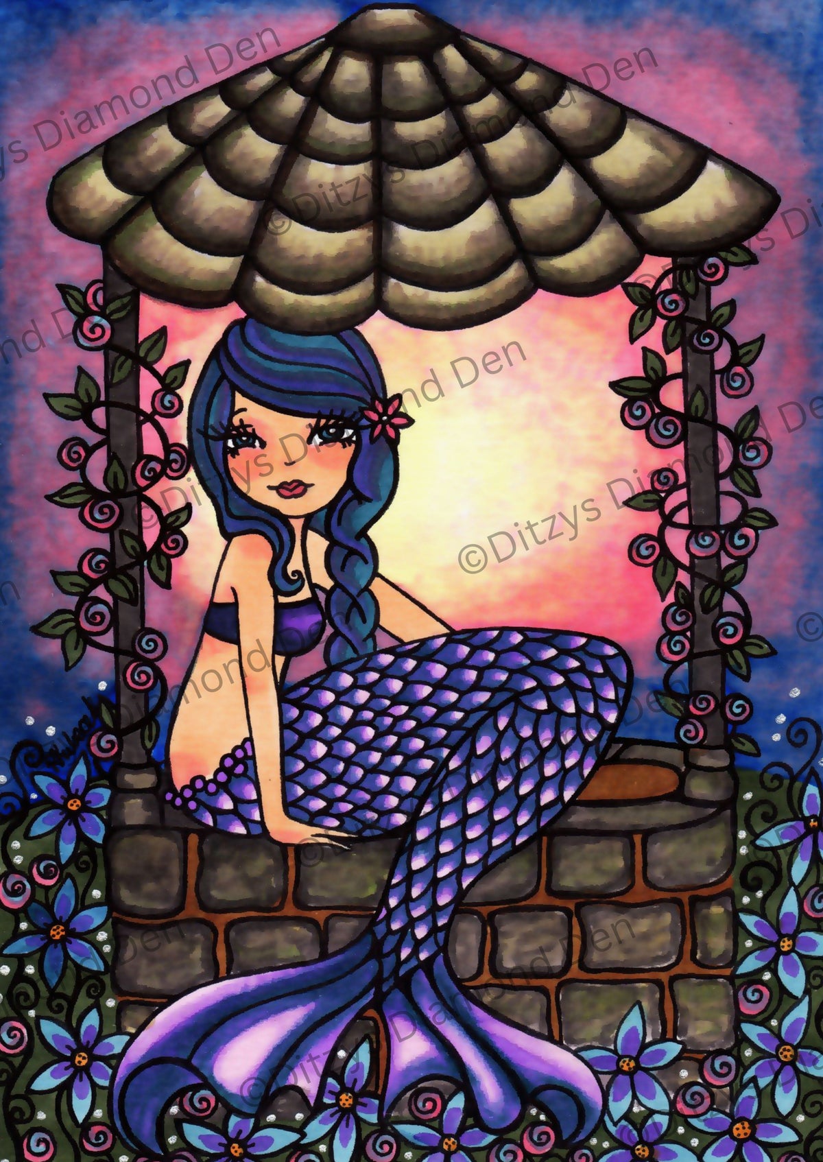 🧜‍♀️💜Wish You Well by ©Regan Kubecek💜🧜‍♀️ International Orders