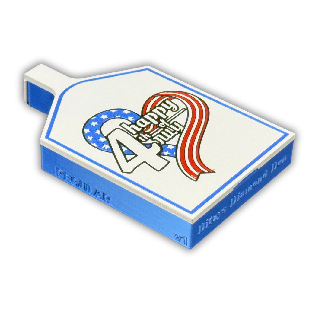 ❤️🤍💙4th of July Heart Diamond Painting Tray 💙🤍❤️