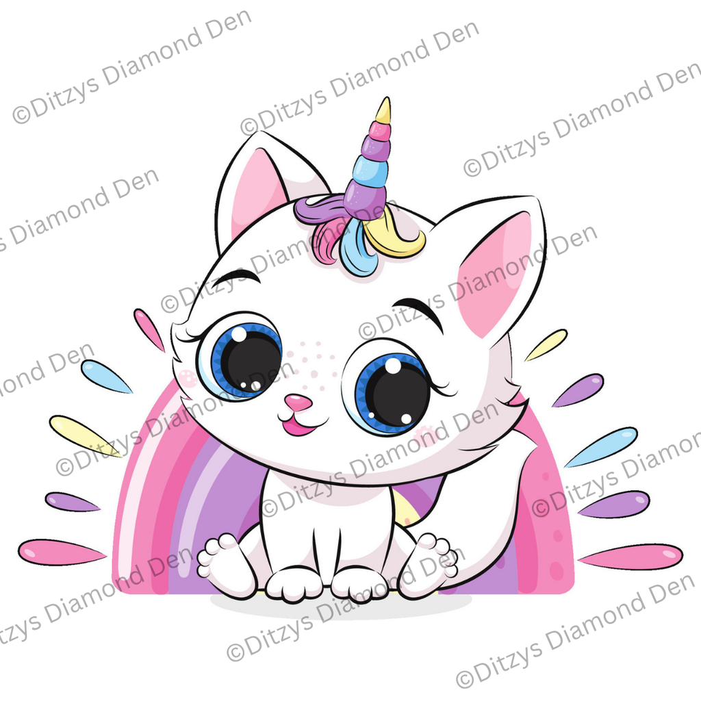🌈KittyCorns — Mini Diamond Painting Collection 🦄