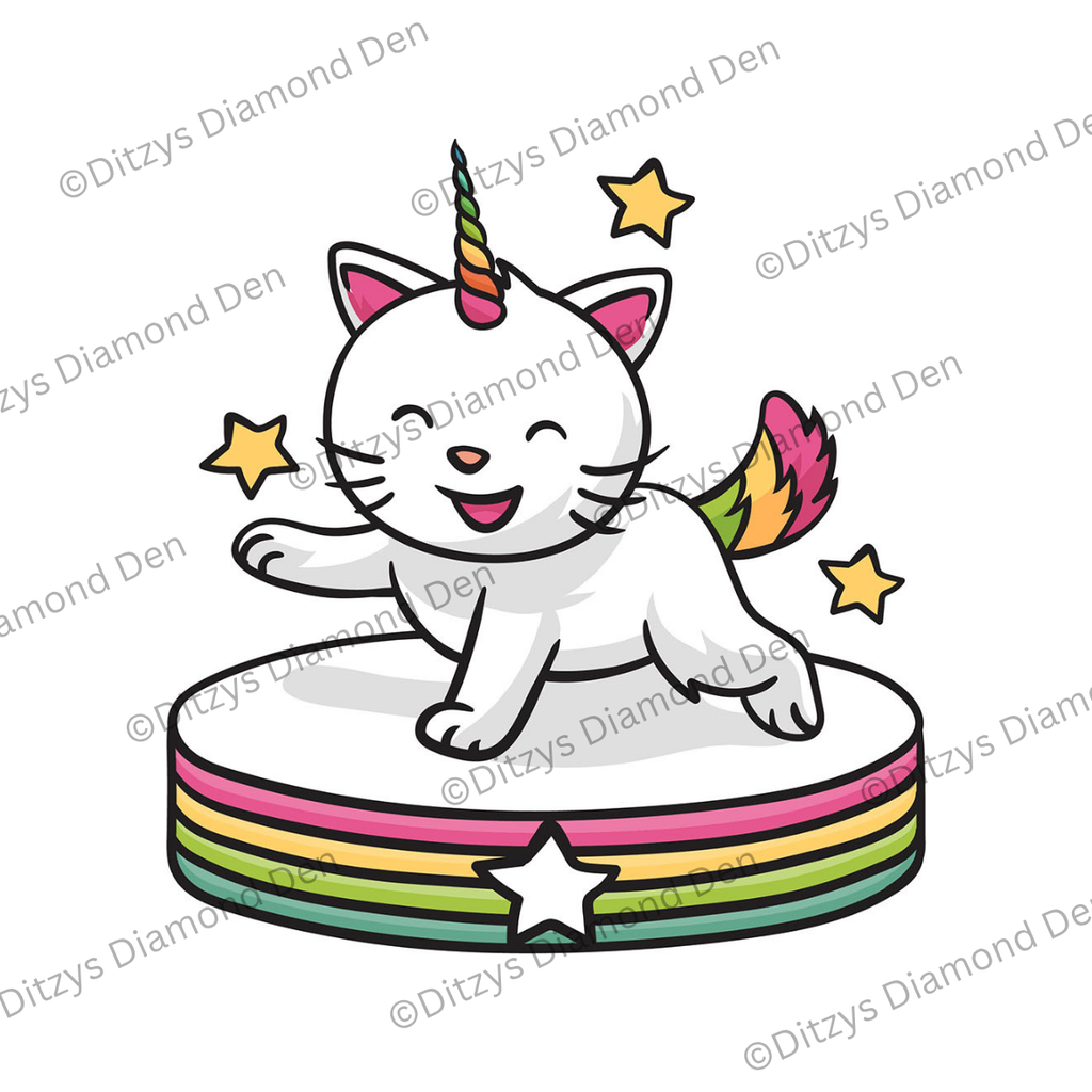 🌈KittyCorns — Mini Diamond Painting Collection 🦄