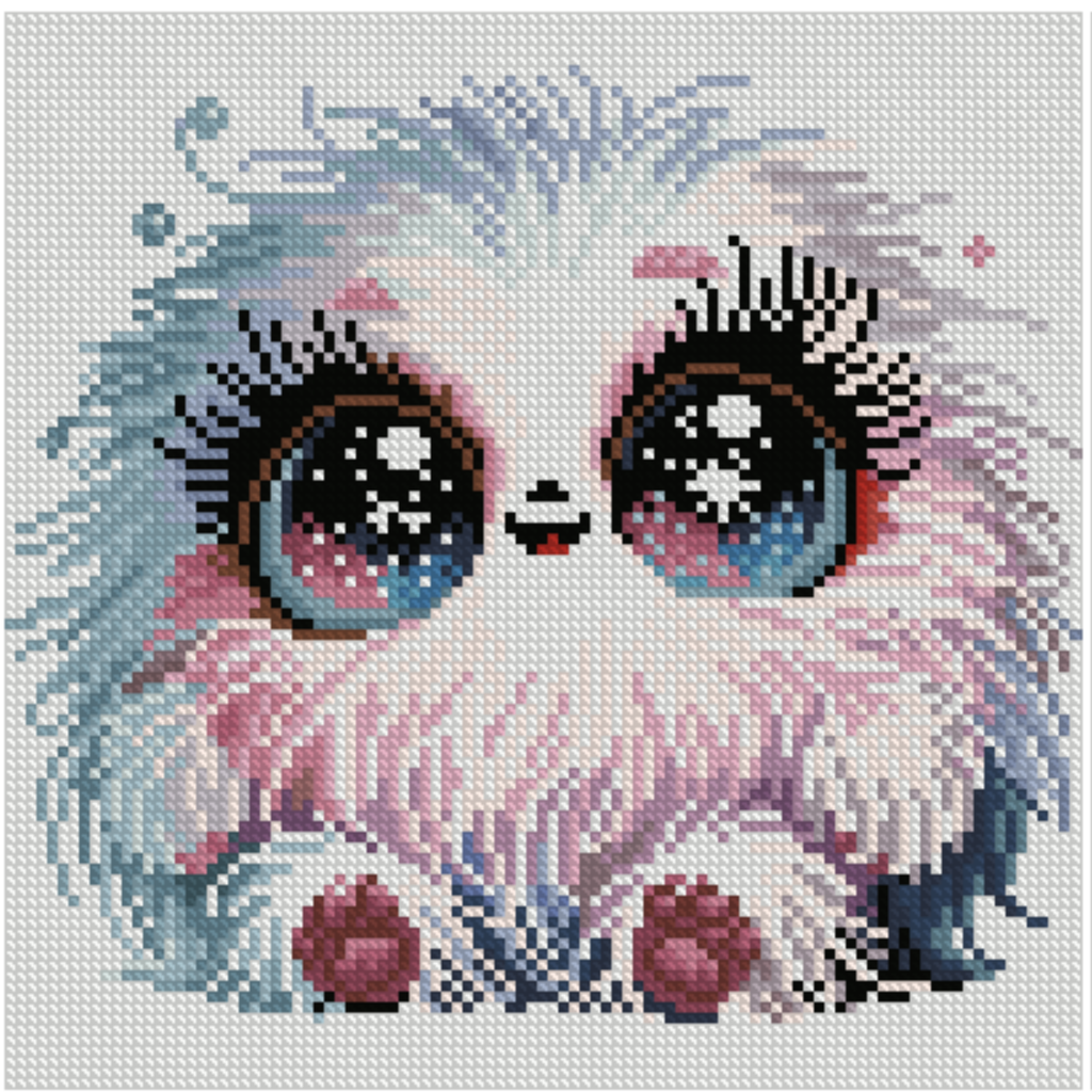 Cuddle Monsters 25x25cm — Mini Diamond Painting Collection