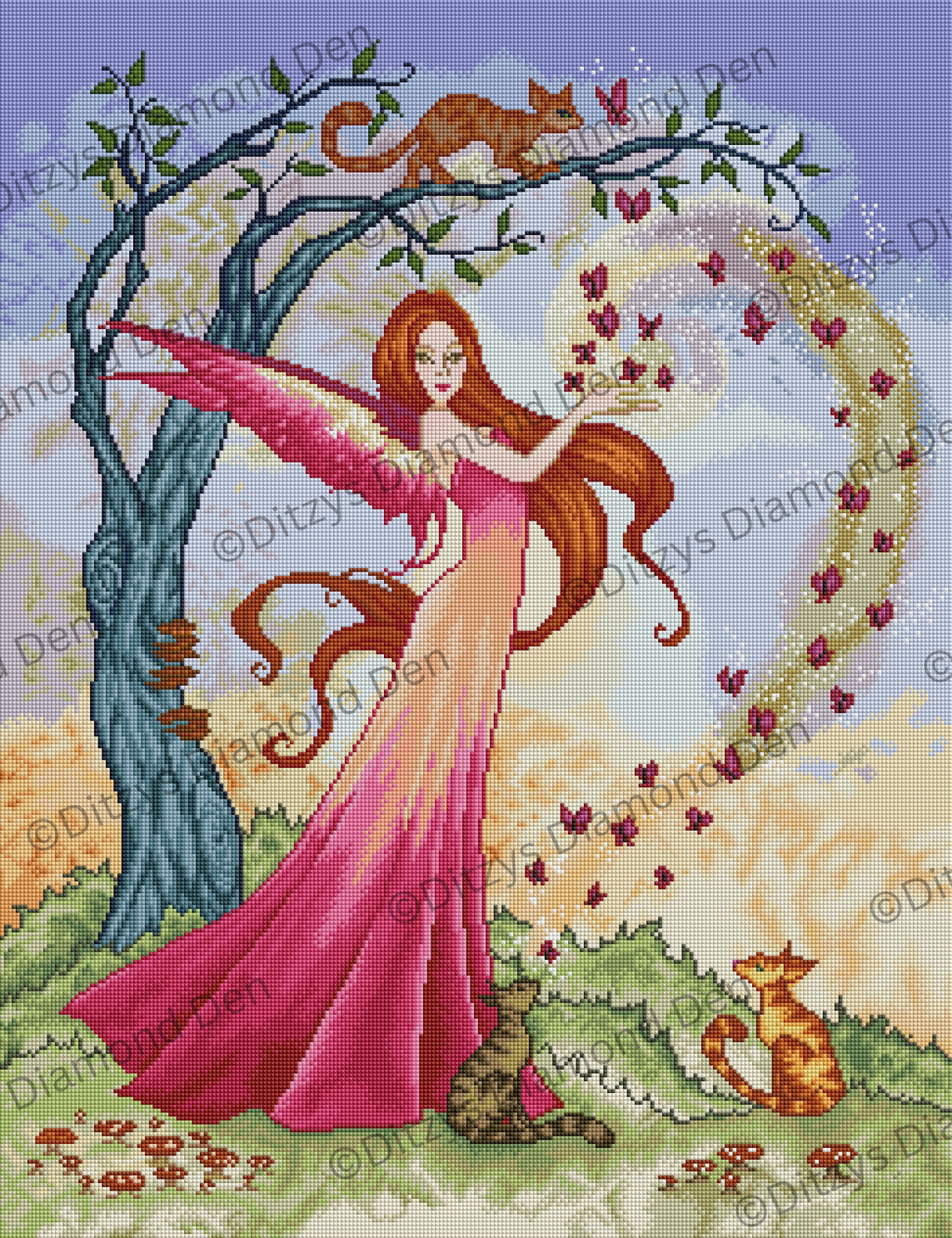 🦋 Butterfly Magic by © Amy Brown 🦋 (Square Version)
