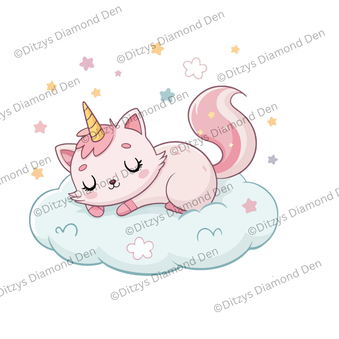 🌈KittyCorns — Mini Diamond Painting Collection 🦄