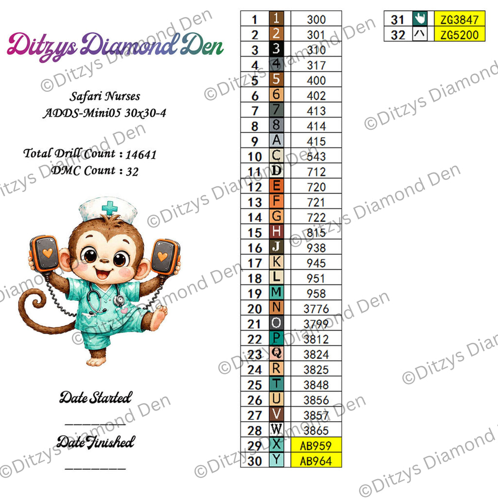 💚🩷Safari Nurses Snack Pack 🩷💚- US Orders