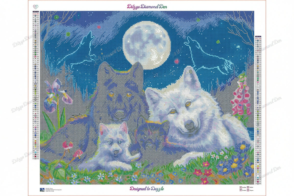 💙Howling Moon by © Bridget Voth 💙 US Orders