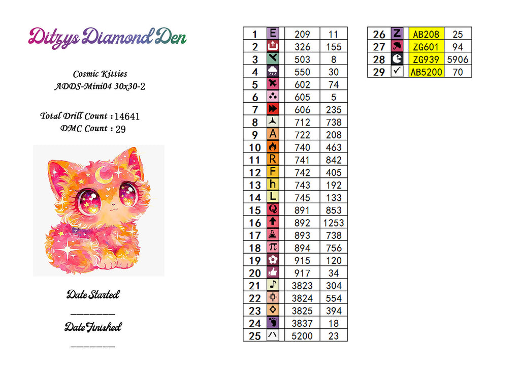 ✨Cosmic Kittys Mini Set ✨- US Orders