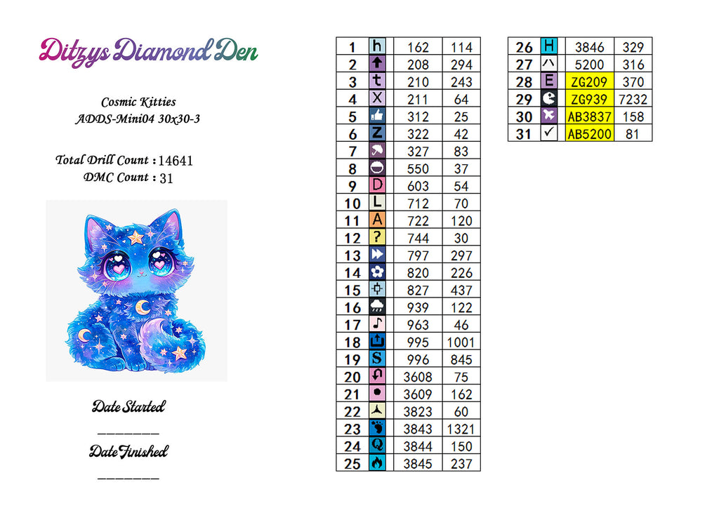 ✨Cosmic Kittys Mini Set ✨- US Orders