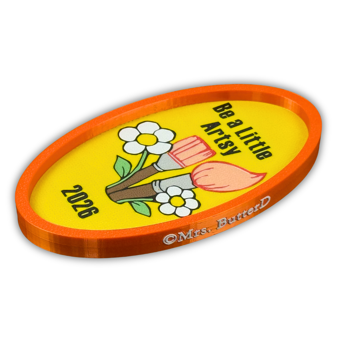 MrsButterD Be A Little Artsy – ©MrsButterD Licensed Tray & Trinket Tray Bundle