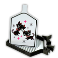 🐈‍⬛️ Licensed Miss Fluff© Black Devil Kitties Edition Diamond Painting Tray 🐈‍⬛️