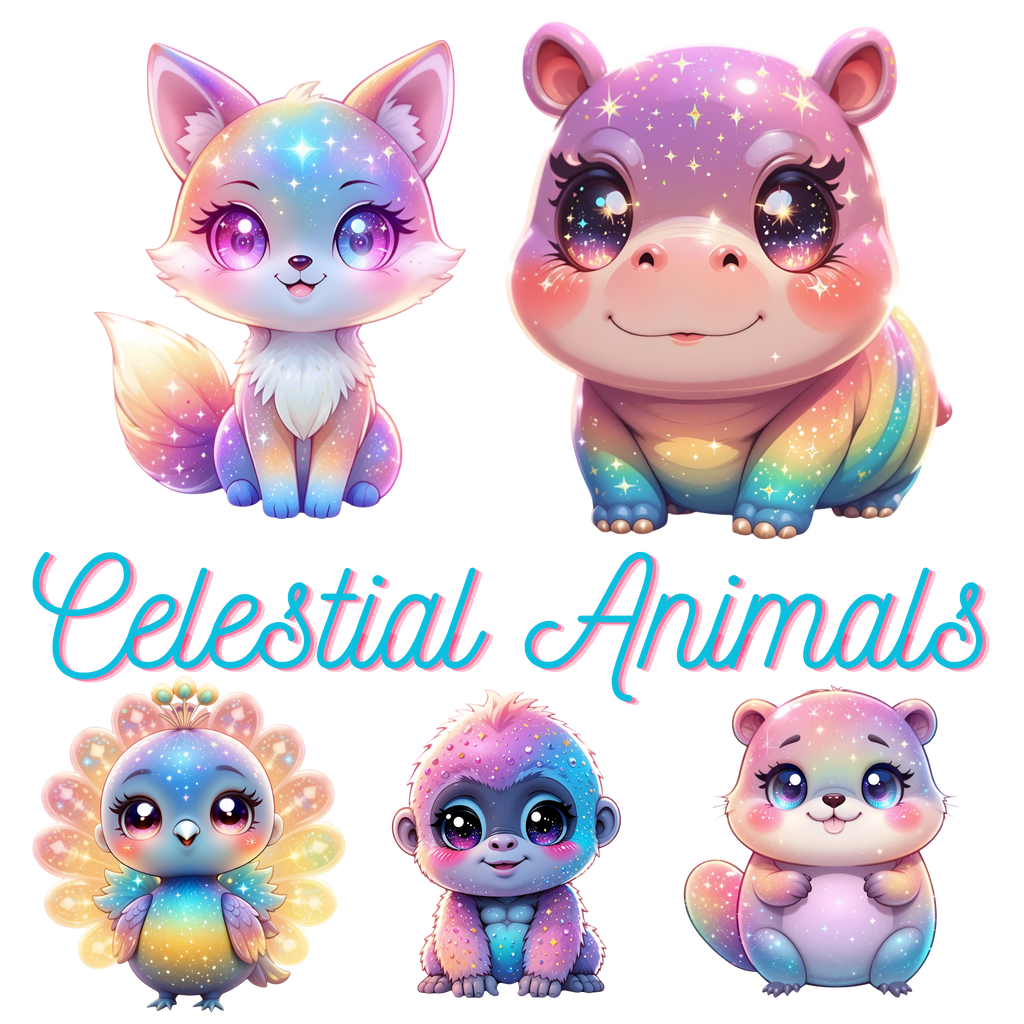 Celestial Animals — Mini Diamond Painting Collection