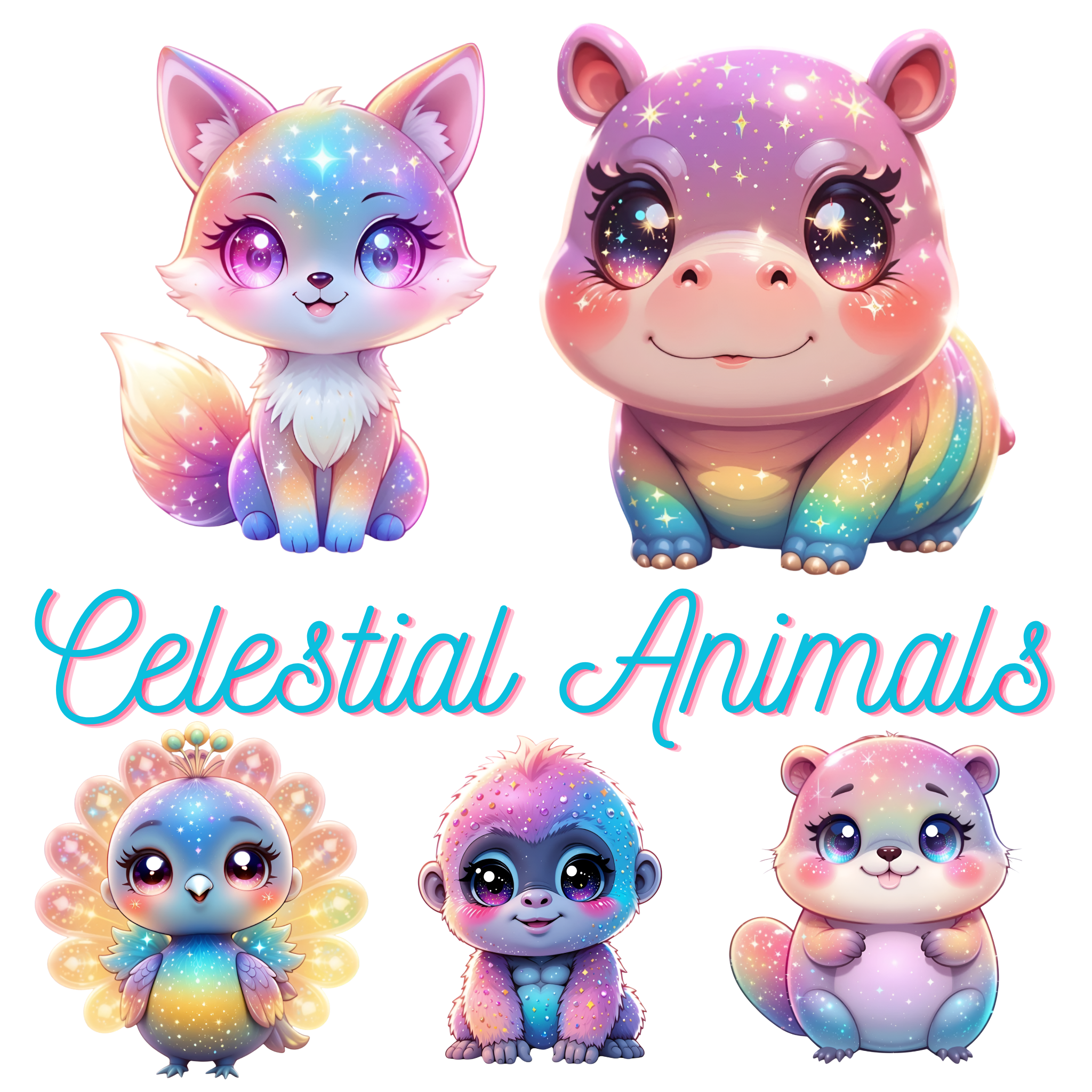 Celestial Animals — Mini Diamond Painting Collection
