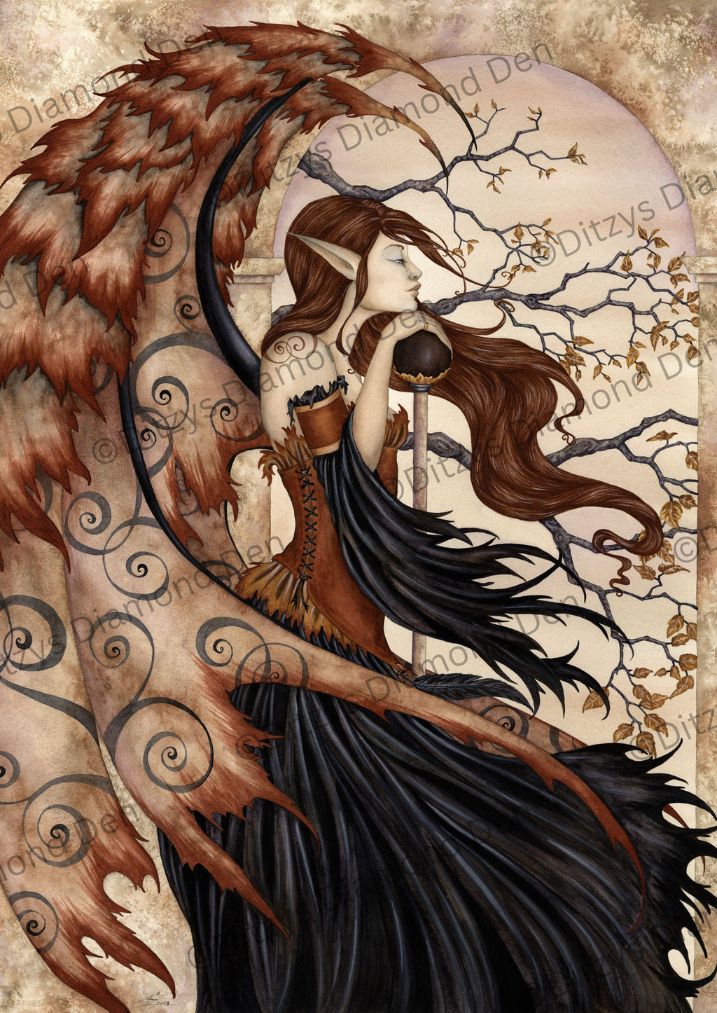 🍂 Contemplating Secrets by © Amy Brown 🍂 International Orders