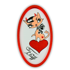 ©Miss Fluff Devil Cat Edition Diamond Painting Trinket Tray