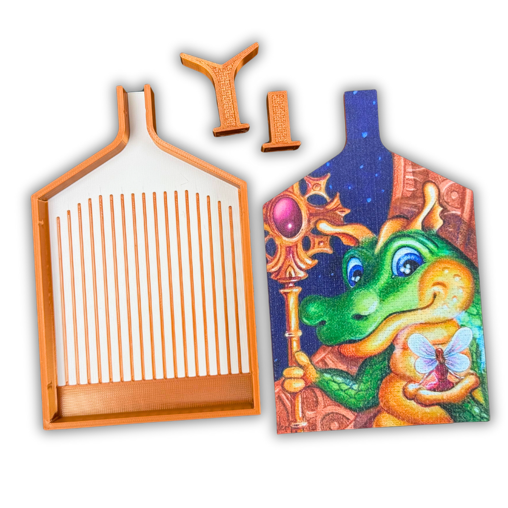 © Randal Spangler 🐉 A Fairy Friend 🧚– Randal Spangler Licensed Diamond Painting Tray