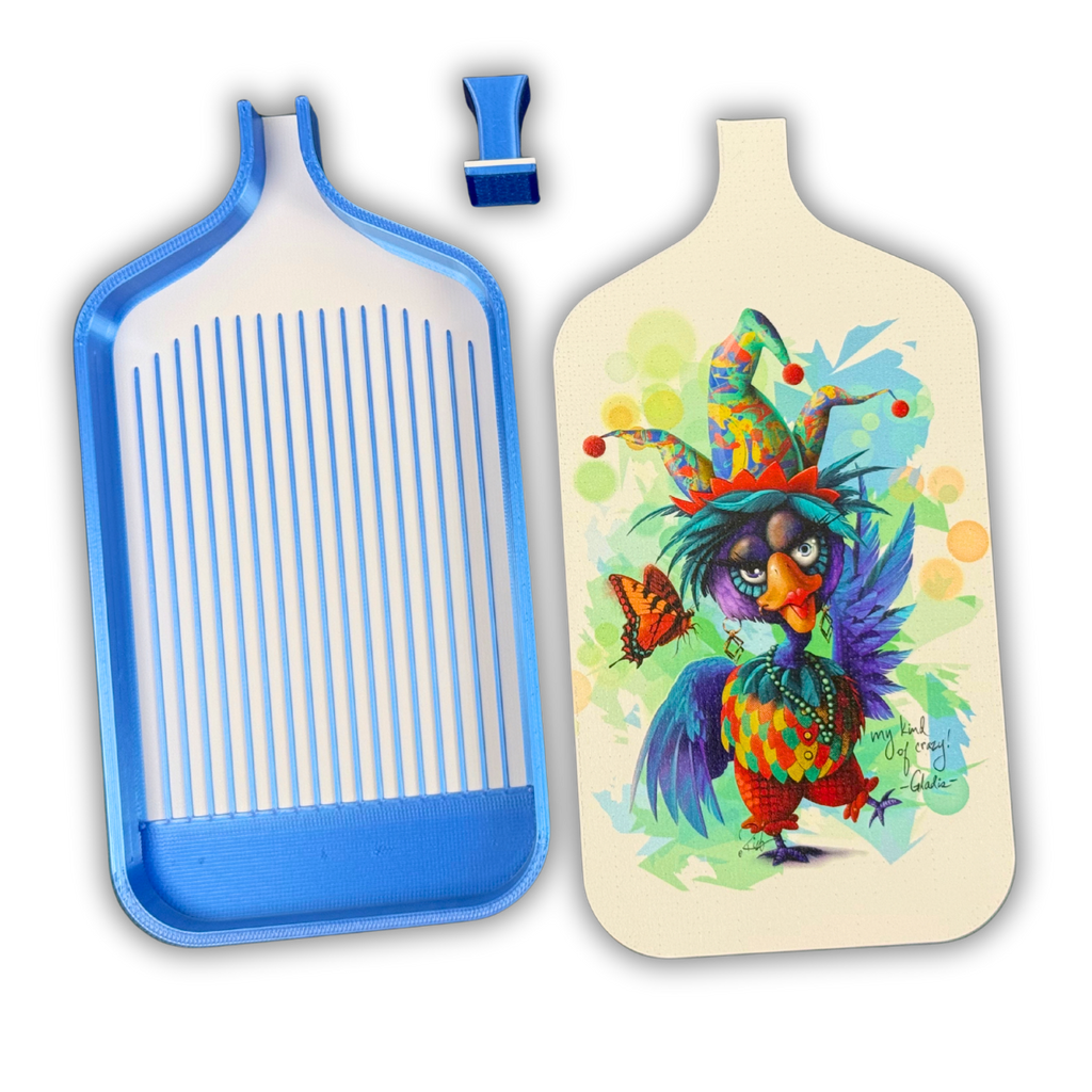 © Richard Lorenz 💙Gladis- my kind of crazy! 💛– Richard Lorenz Licensed Diamond Painting Tray