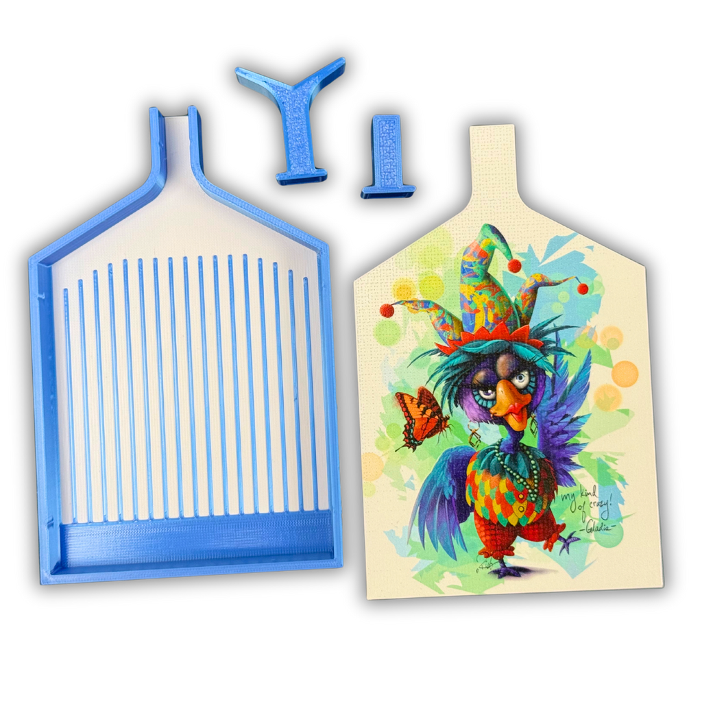 © Richard Lorenz 💙Gladis- my kind of crazy! 💛– Richard Lorenz Licensed Diamond Painting Tray