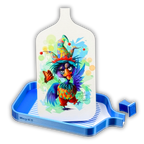 © Richard Lorenz 💙Gladis- my kind of crazy! 💛– Richard Lorenz Licensed Diamond Painting Tray