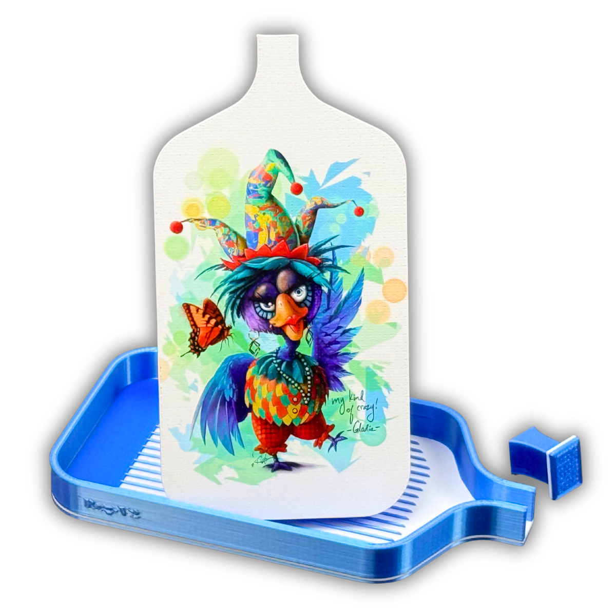 © Richard Lorenz 💙Gladis- my kind of crazy! 💛– Richard Lorenz Licensed Diamond Painting Tray