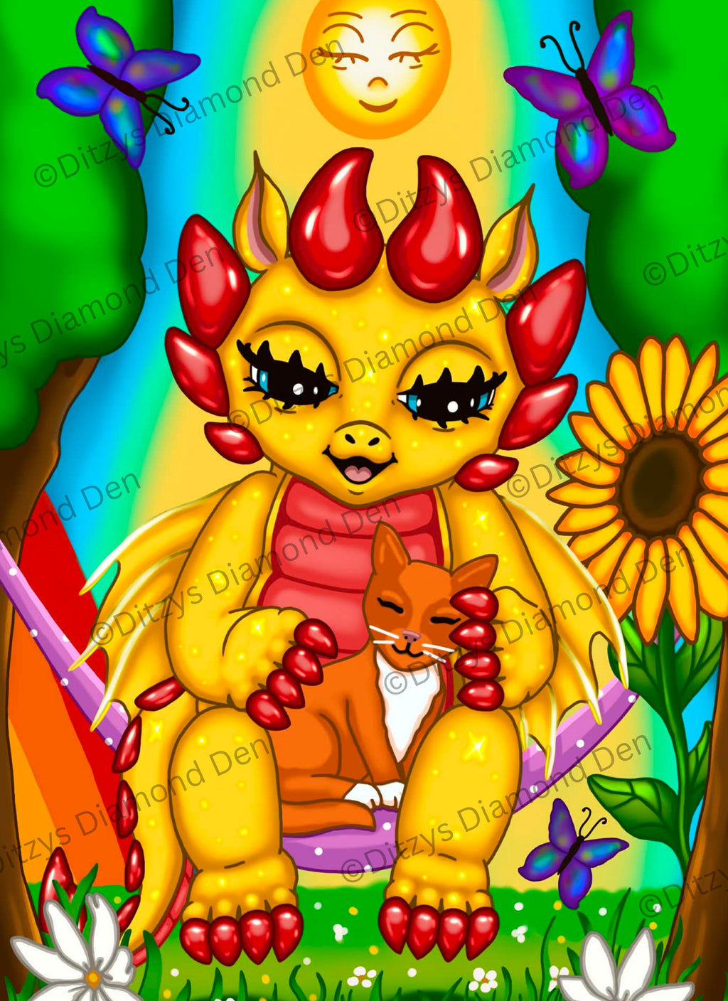 🌞 Dragon Summer by © Emma Casey 🌞 International Orders