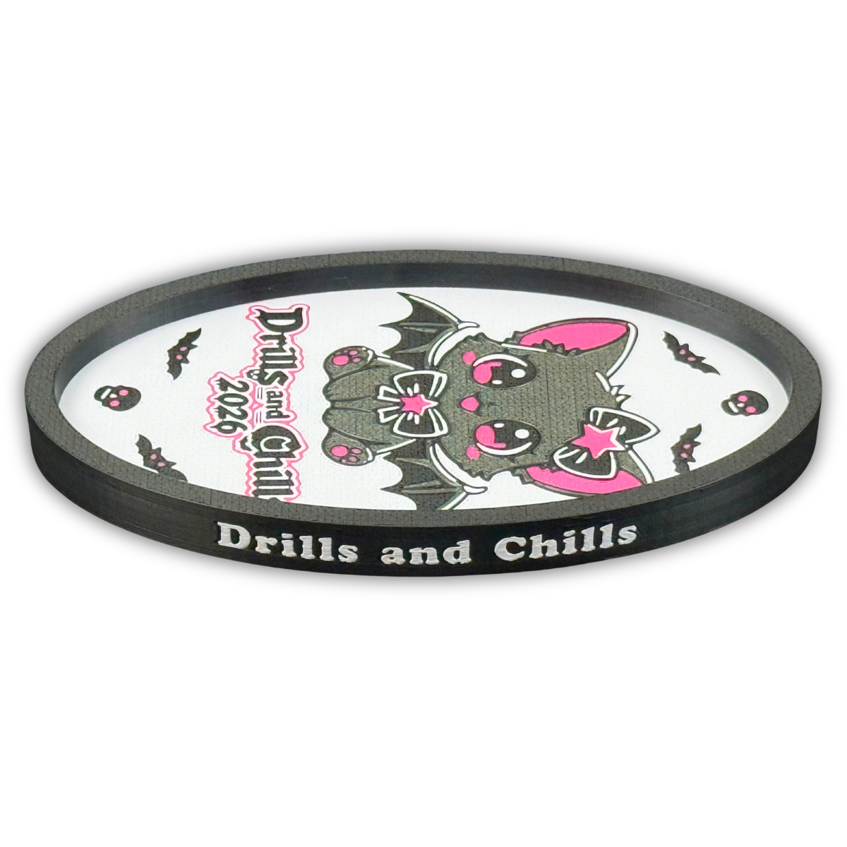 🩷🐈‍⬛Official Drills & Chills Sponsor 2026 Trinket Tray🐈‍⬛🩷