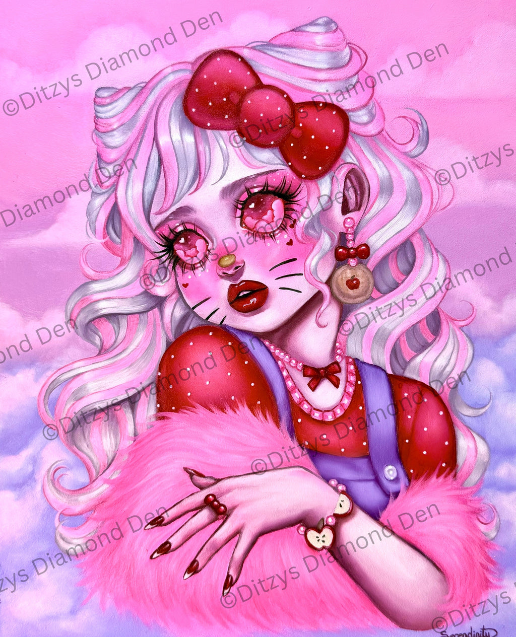 🩷Harmonious Kitty by © Serendipity The Artist 🩷 International Orders