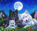 💙Howling Moon by © Bridget Voth 💙 US Orders