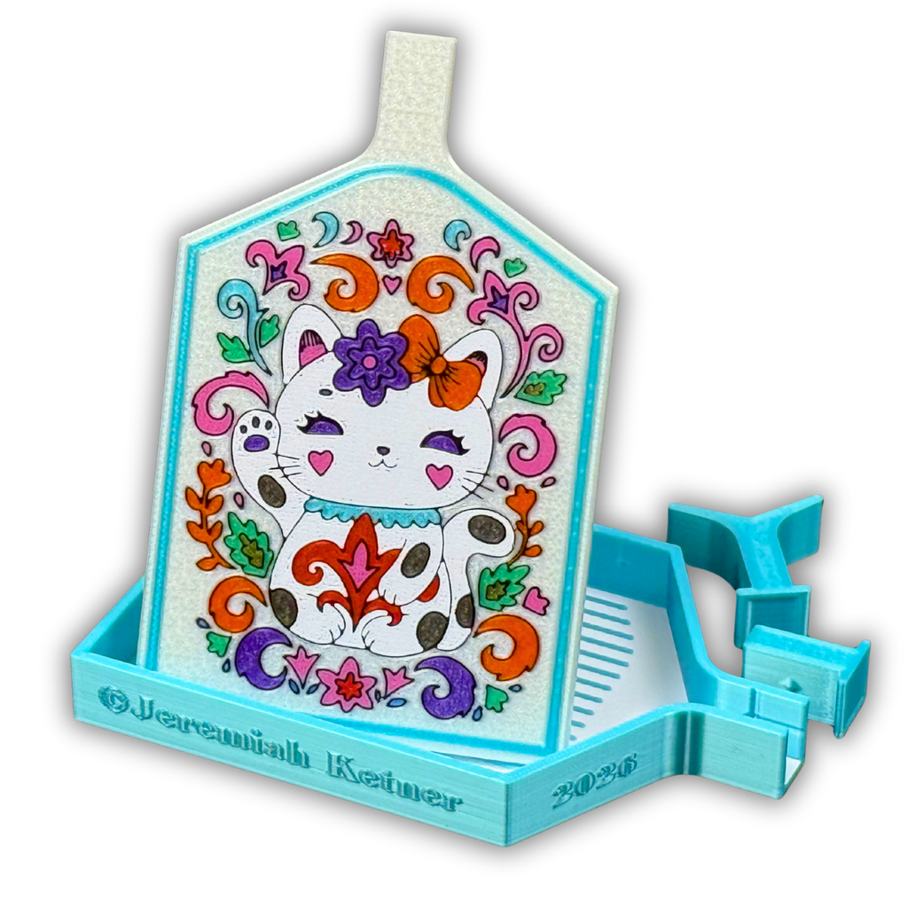 © Rococo Cat – Jeremiah Ketner Licensed Diamond Painting Tray