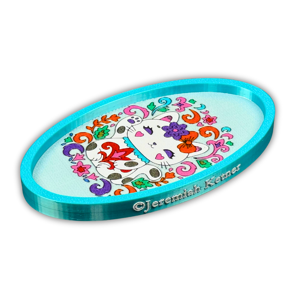 © Rococo Cat – Jeremiah Ketner Licensed Trinket Tray