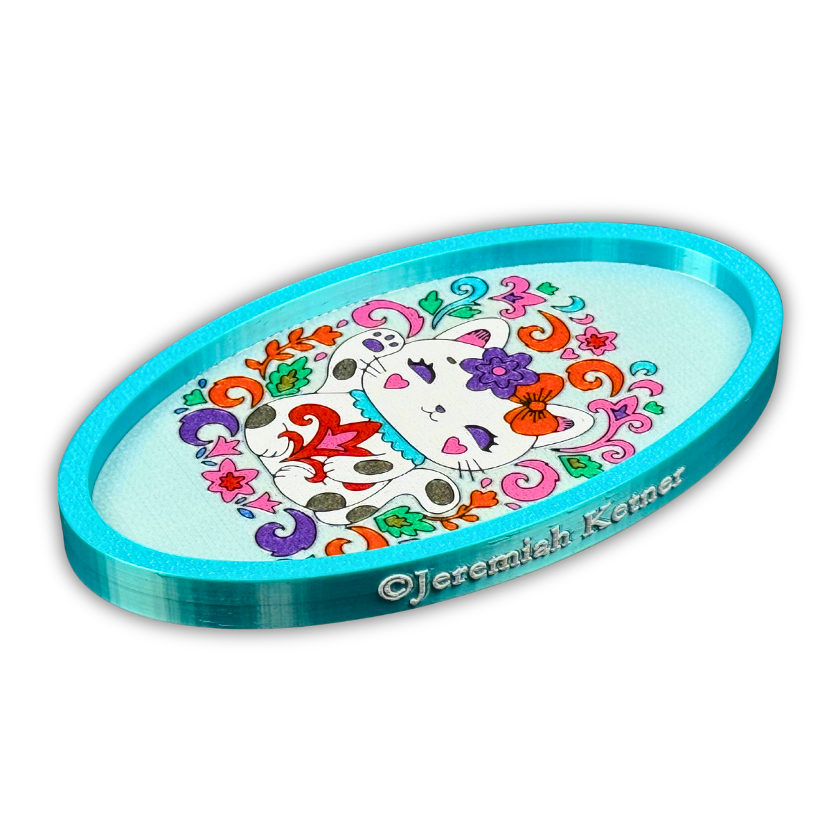 © Rococo Cat – Jeremiah Ketner Licensed Trinket Tray