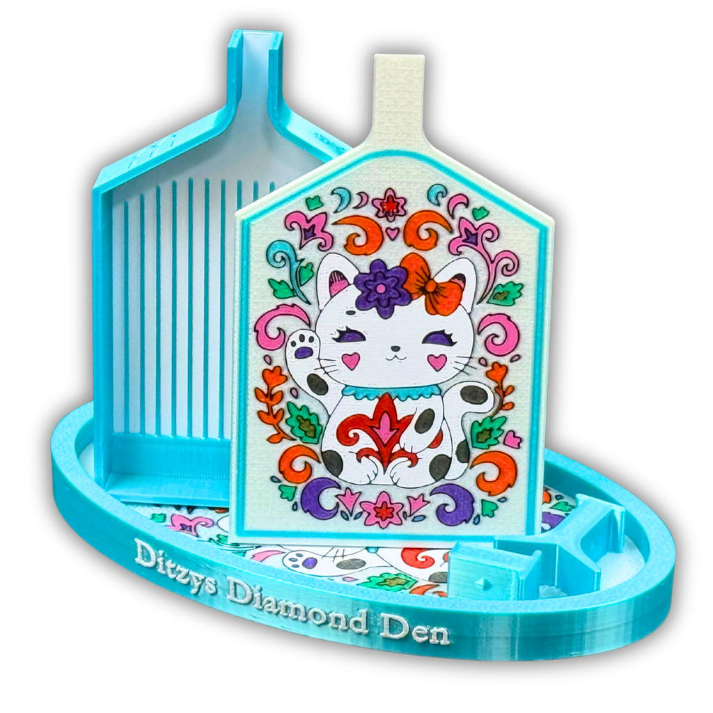 Rococo Cat – ©Jeremiah Ketner Licensed Tray & Trinket Tray Bundle