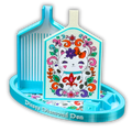 Rococo Cat – ©Jeremiah Ketner Licensed Tray & Trinket Tray Bundle