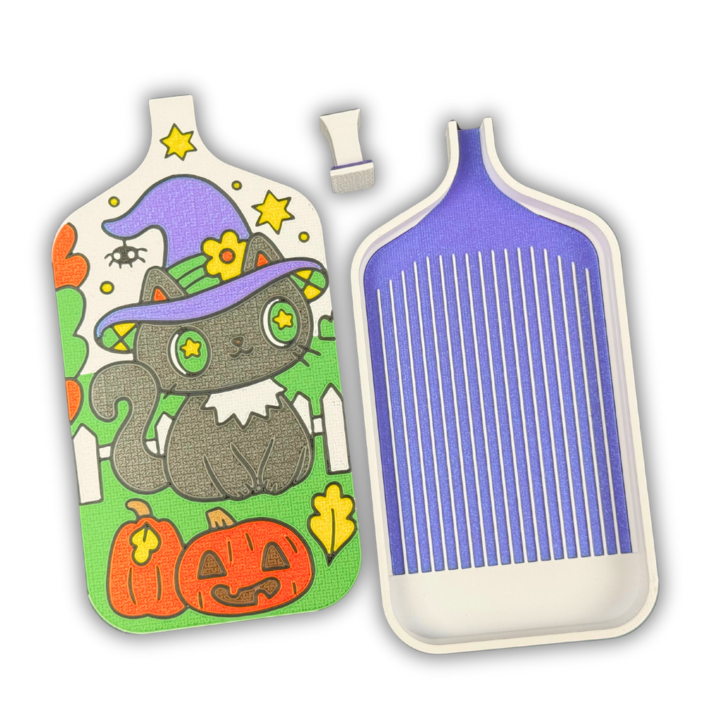 🐈‍⬛ © Trick or Treat – Jeremiah Ketner Licensed Diamond Painting Tray🐈‍⬛