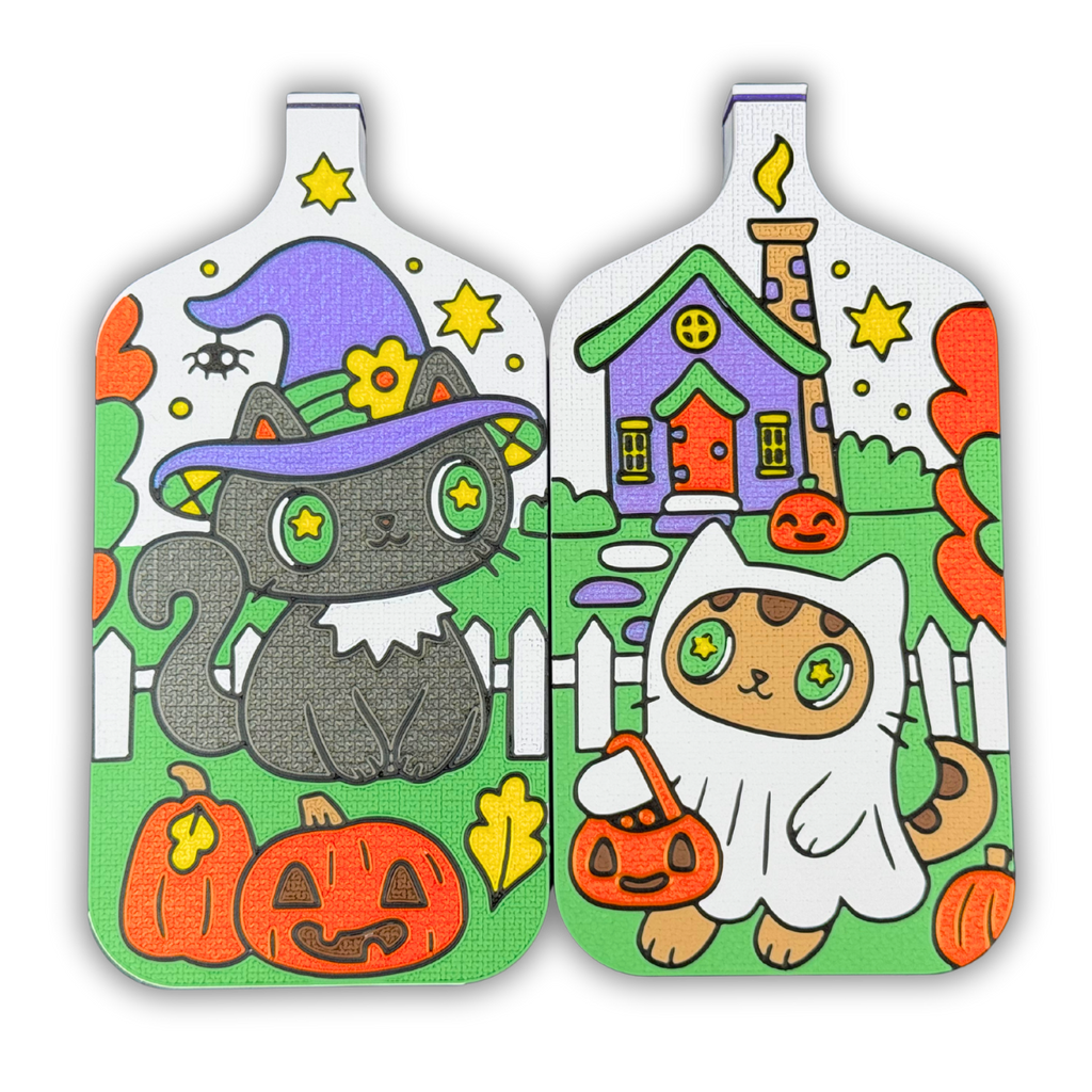 🐈‍⬛ © Trick or Treat – Jeremiah Ketner Licensed Diamond Painting Tray🐈‍⬛