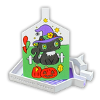 🐈‍⬛ © Trick or Treat – Jeremiah Ketner Licensed Diamond Painting Tray🐈‍⬛