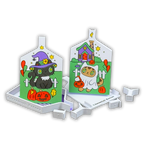 🐈‍⬛ © Trick or Treat – Jeremiah Ketner Licensed Diamond Painting Tray🐈‍⬛