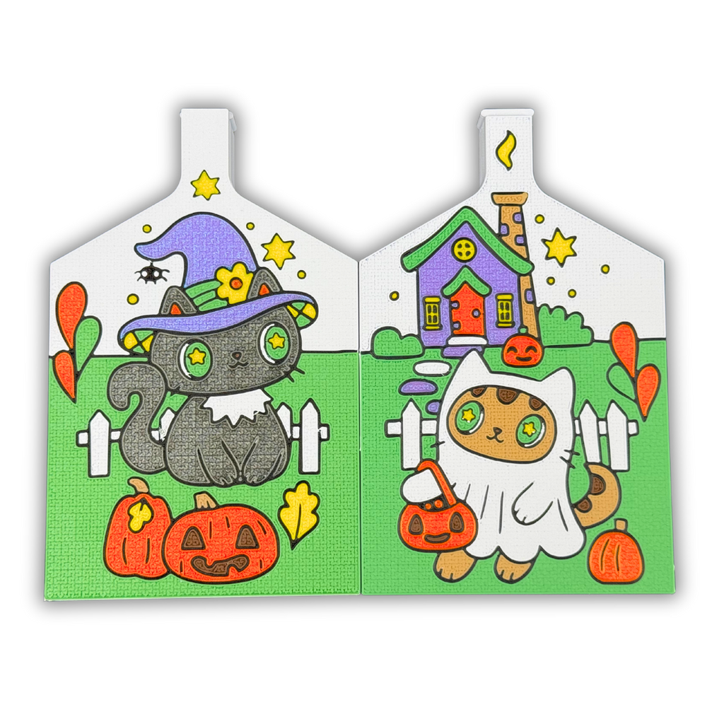 🐈‍⬛ © Trick or Treat – Jeremiah Ketner Licensed Diamond Painting Tray🐈‍⬛
