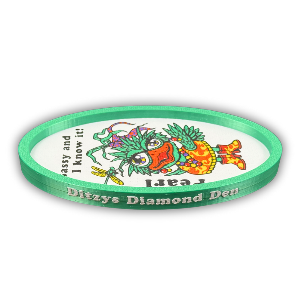 © Richard Lorenz 🧡 Pearl, Sassy and I Know It💛– Richard Lorenz Licensed Tray & Trinket Tray Bundle
