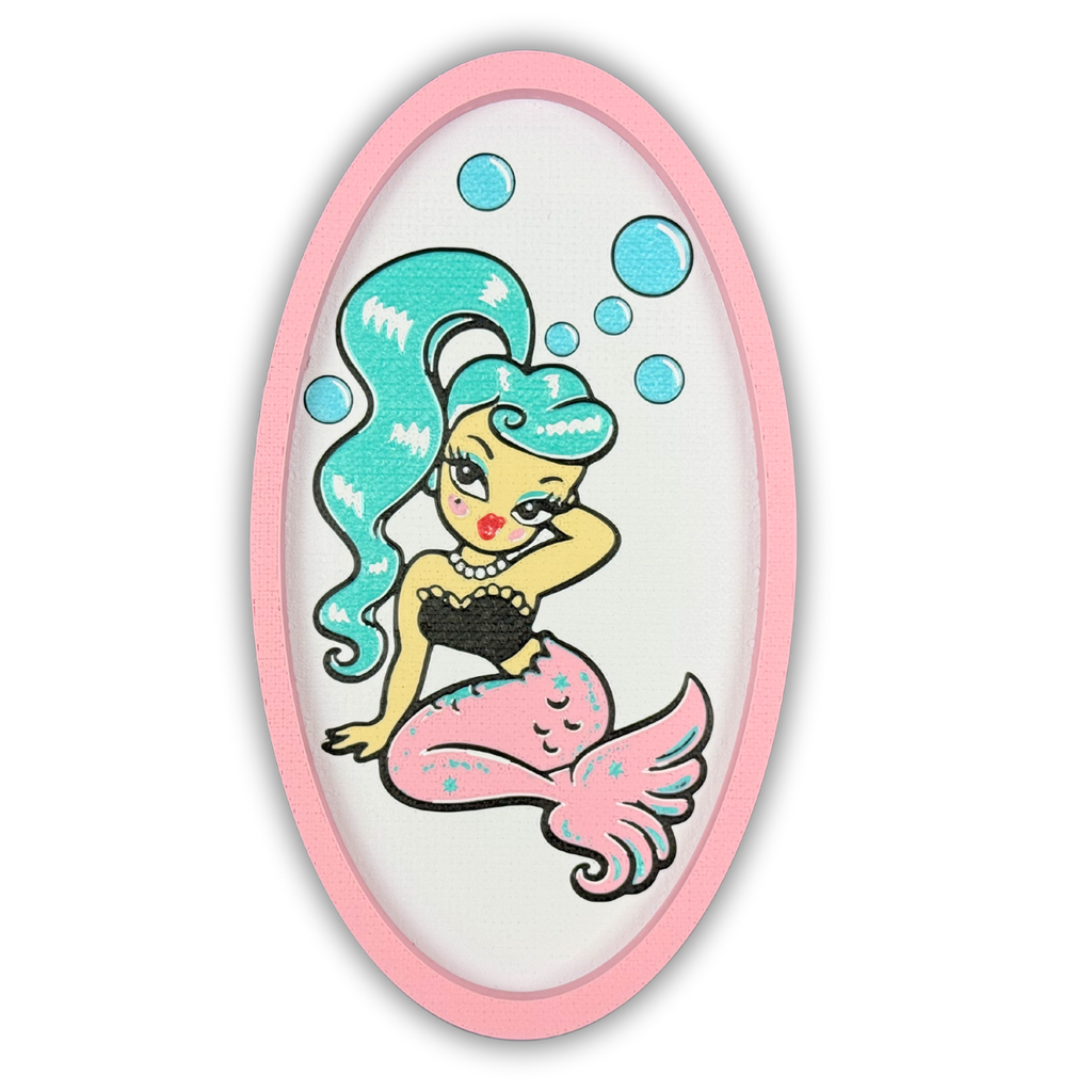 🩷🫧🧜‍♀️©Miss Fluff Baby Doll Mermaid Edition Diamond Painting Trinket Tray 🧜‍♀️🫧🩷